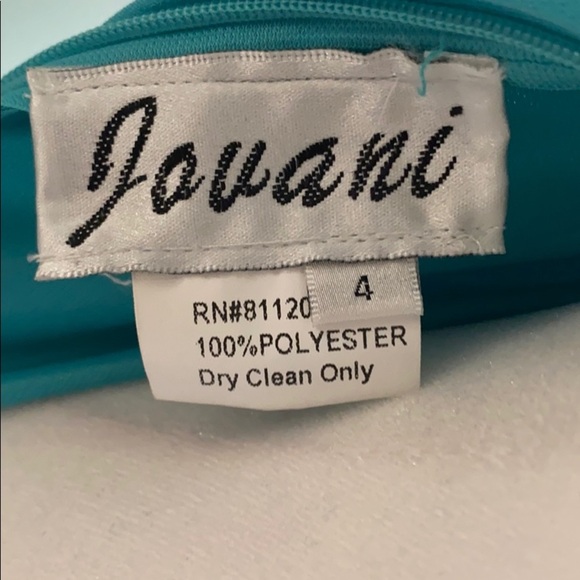 Jovani Jersey Light Blue Gown - Picture 6 of 6